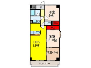 ルモンド・オサカベの物件間取画像